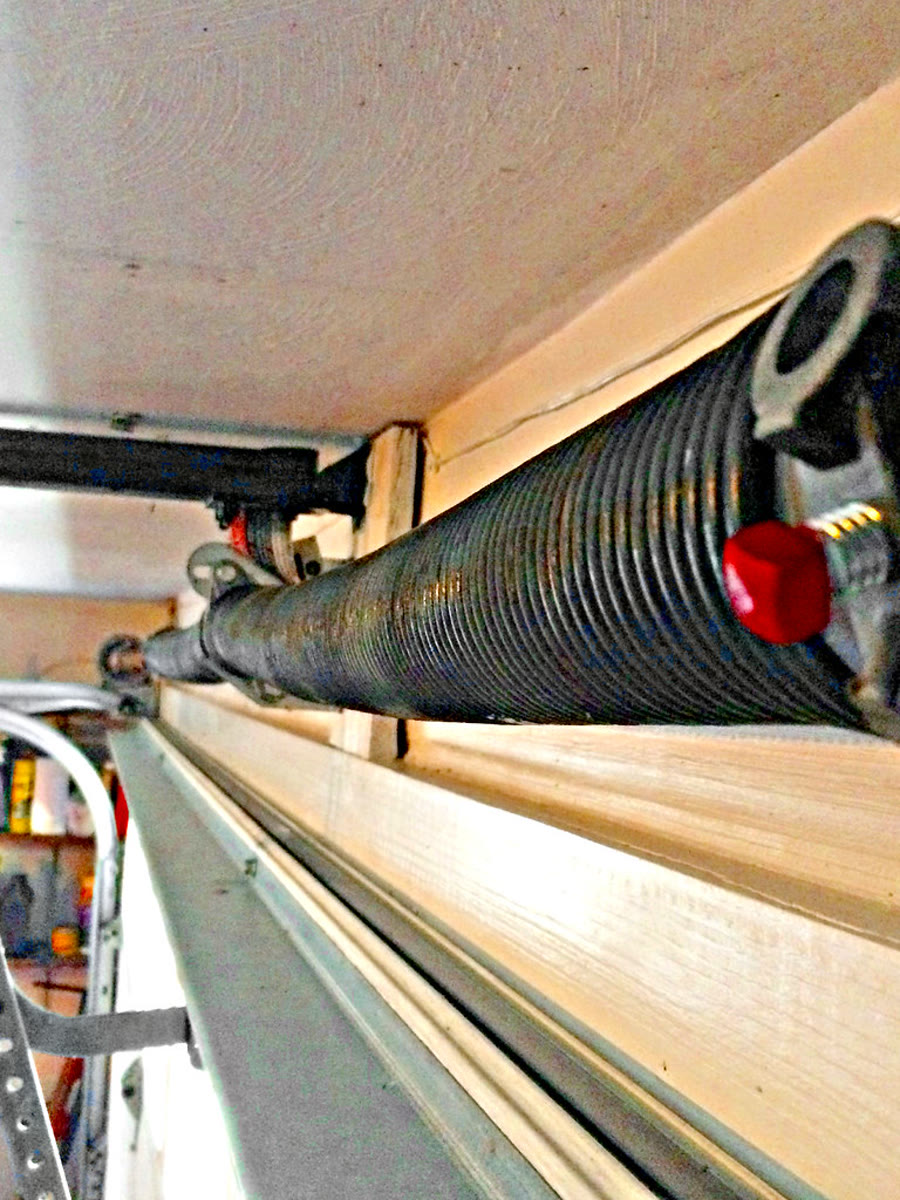 After — new spring, installed & balanced