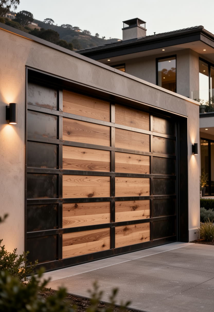 Cedar & blackened steel — Hillside