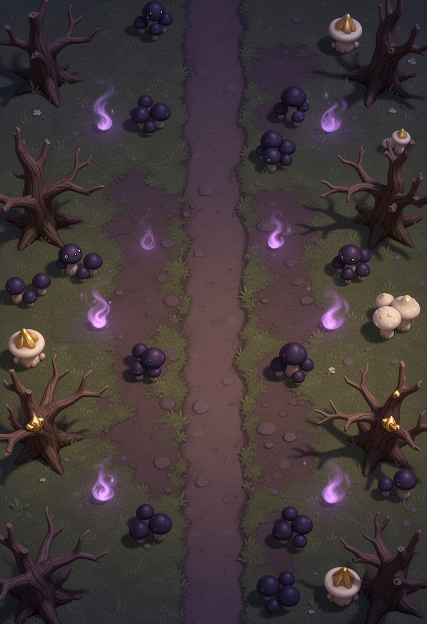 Generated game biome key art