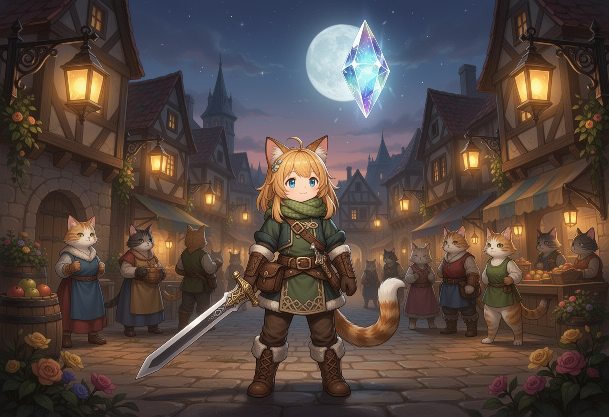 Felari: Tales of the Moon Crystal artwork