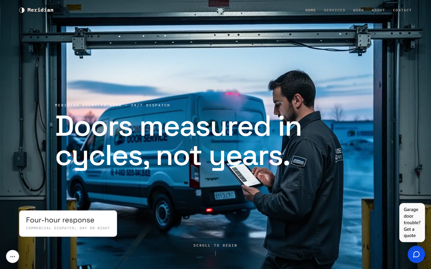 Meridian Overhead Door screenshot
