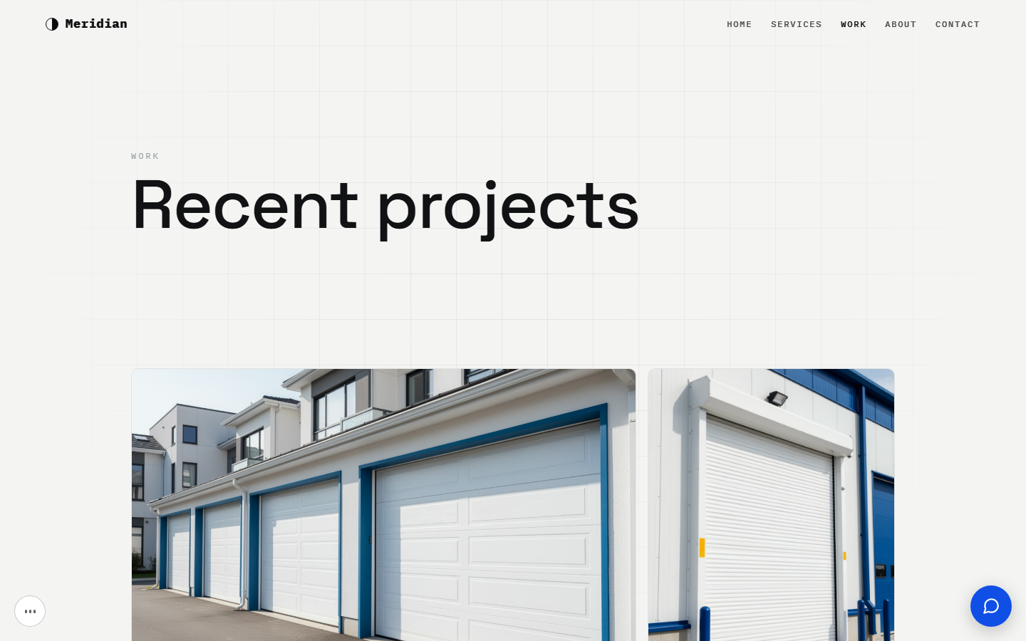 Meridian Overhead Door screenshot